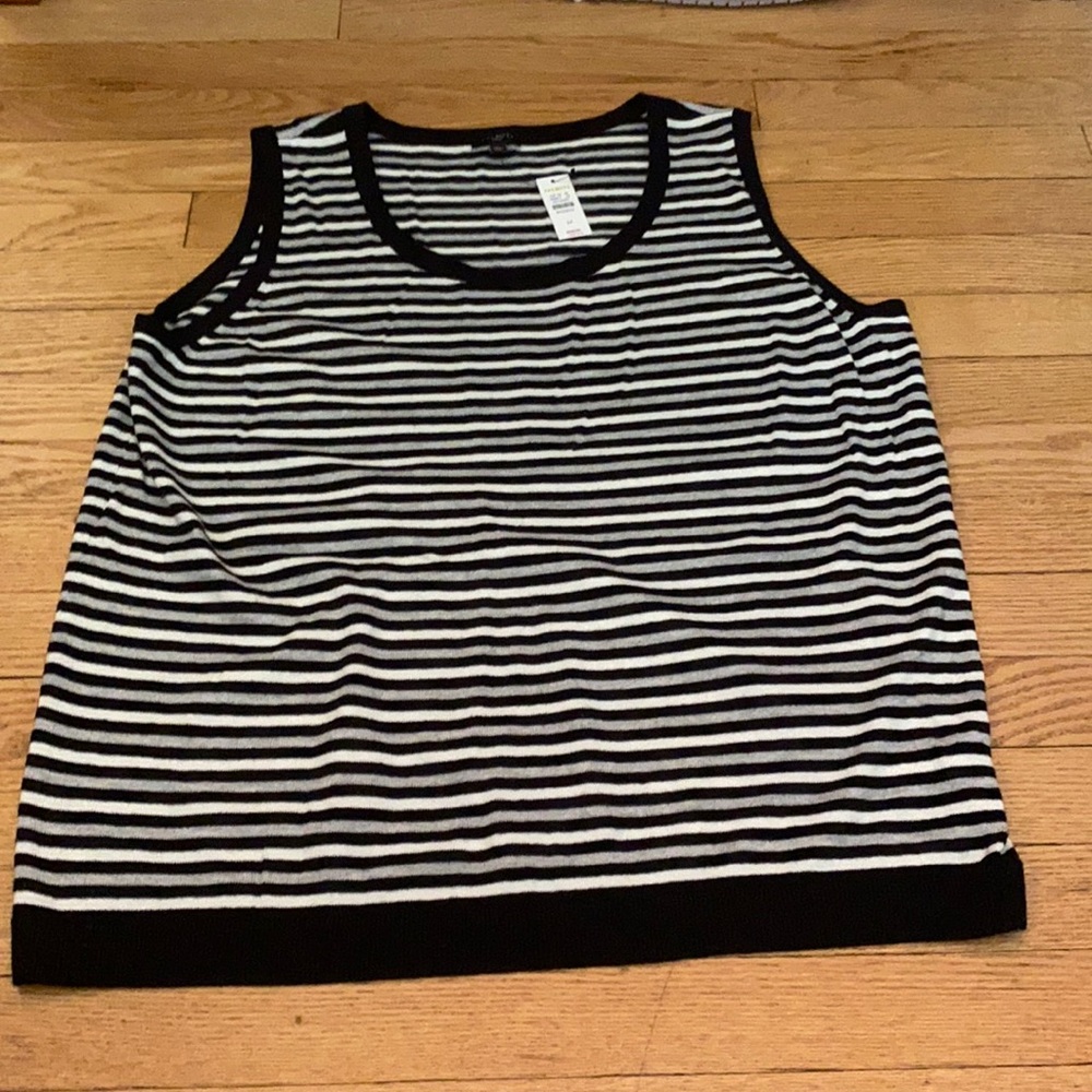 NWT Talbots striped tank